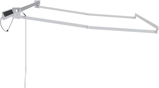 Vidaxl Electric Reclining Seat White 2.5 X 2 M Steel