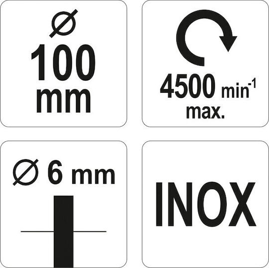 Yato YT-47511 Жичена четка за инструменти 100мм