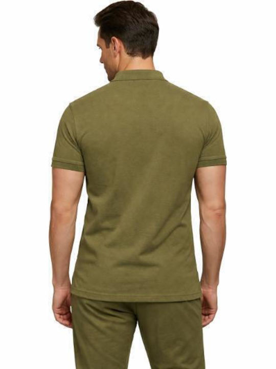 Polo Short Sleeve Blouse Khaki