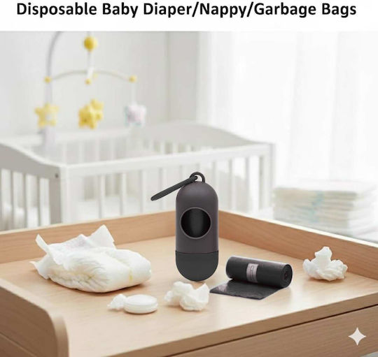 Case Disposable Bags Dog Excrement Or Baby Diapers Black