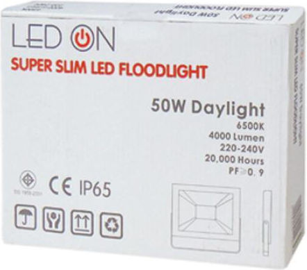 Proiector LED 50W Alb Rece 6500K