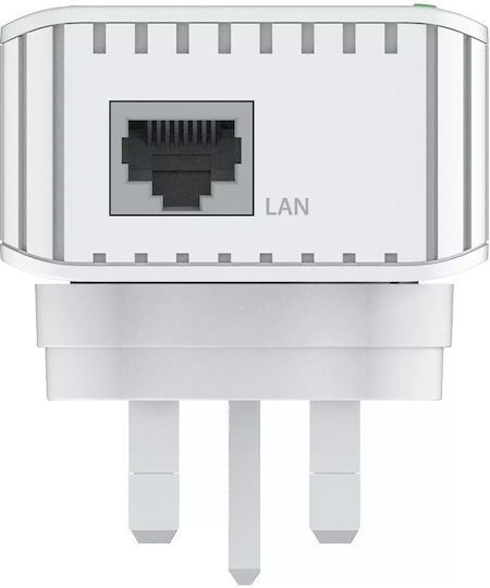 Strong Kit AV600 UK Plug Powerline Dual for Wireless Connection Wi‑Fi 4 with Passthrough Socket and 2 Ethernet Ports