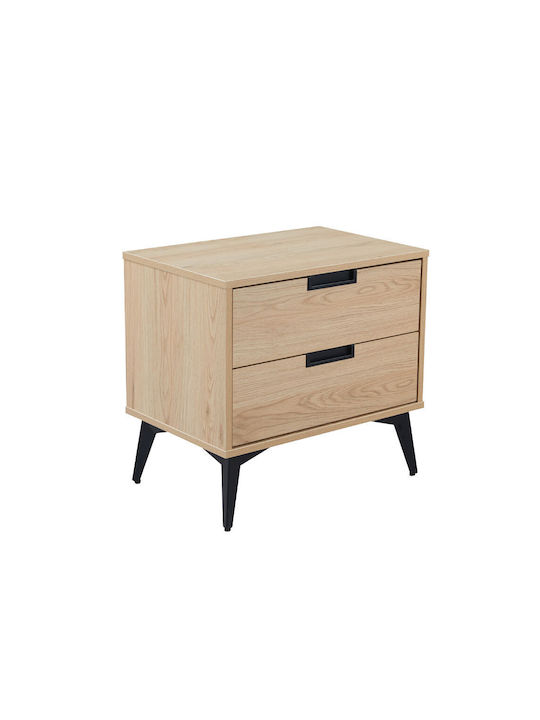 Nachttisch Neon Beige 58x39x55cm