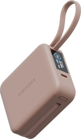 Energea Magpac Mini Plus MagSafe Външна Батерия 10000mAh 20W с USB-C Порт Розова