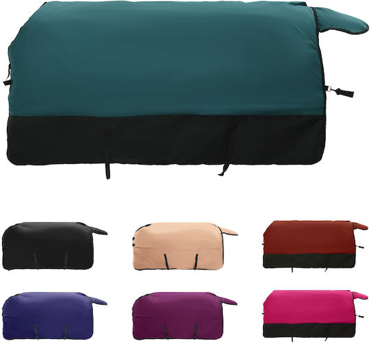 Vidaxl Horse Saddle Dark Green Black 165 Cm Polyester