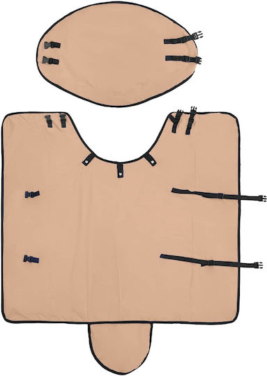 Vidaxl Hundegeschirr Cappuccino 145 Cm Polyester