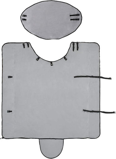 Vidaxl Horse Saddle Light Grey Pink Polyester