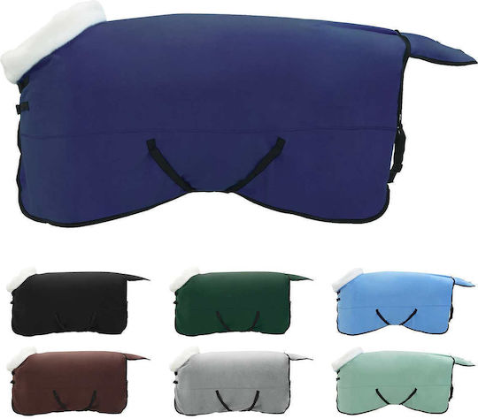 Horse Saddle Dark Blue 135 Cm Polar Fleece Navy Blue 42013393