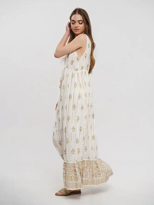 Summer Maxi Evening Dress White
