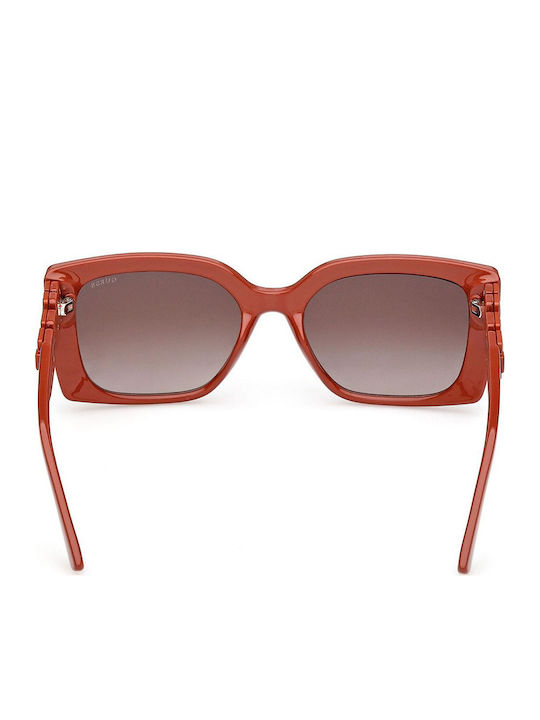 Guess Ochelari de Soare pentru Femei cu Ramă Portocalie și Lentile Degrade Portocalii GU00265-H 44F