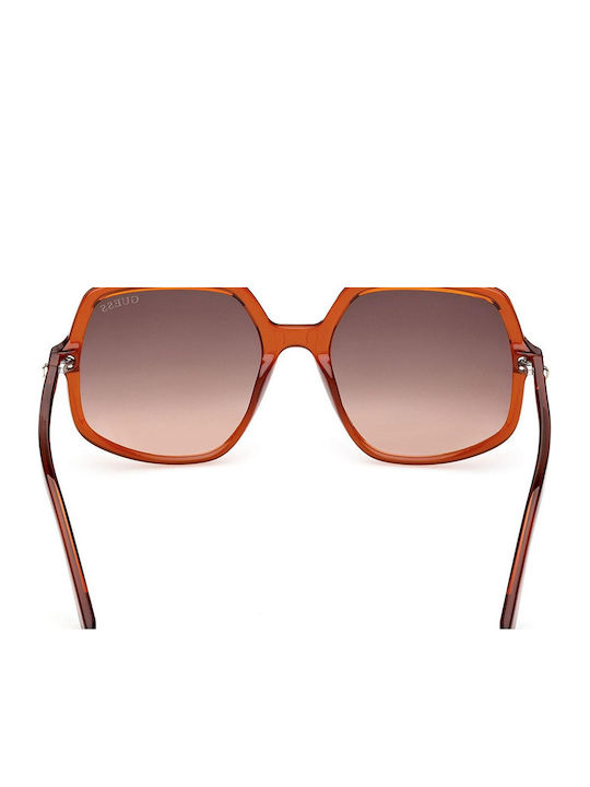 Guess Ochelari De Soare Pentru Femei Cu Ramă Portocalie Și Lentile Degrade Portocalii GU00257 44F