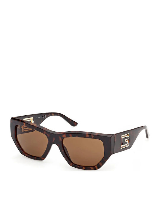 Guess Guess Women's Sunglasses with Brown Tartaruga Horn-Rimmed Frame and Brown Gradient Lenses GU00291 52E