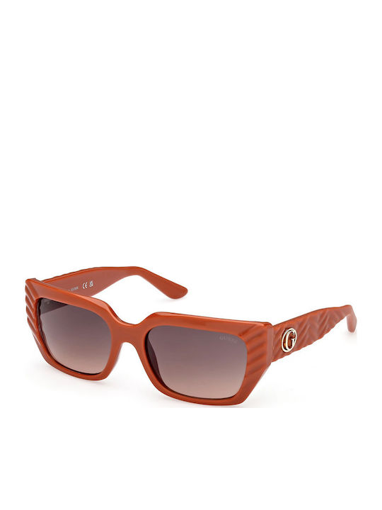 Guess Ochelari de Soare pentru Femei cu Ramă Portocalie și Lentile Degrade Portocalii GU00254 44F