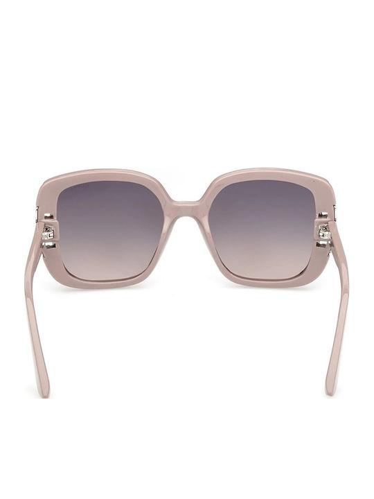 Guess Ochelari de Soare pentru Femei cu Ramă Roz și Lentile Gri Degrade GU00294 57B