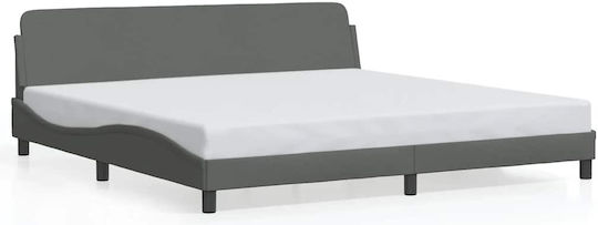 Dover Κρεβάτι King Size Επενδυμένο με Ύφασμα Γκρι Dover Κρεβάτι King Size Επενδυμένο με Ύφασμα Γκρι
