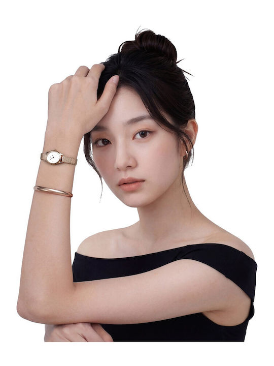 Daniel Wellington Ceas cu Baterie cu Brățară din Metal Daniel Wellington Ceas cu Baterie cu Brățară din Metal