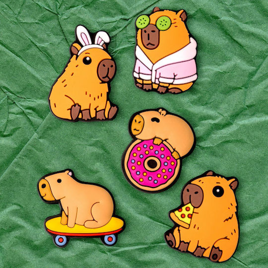 Tfo 3d Sticker Capybara 5pcs Set