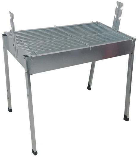 GTC Galvanized Charcoal Grill 60cmx33cm
