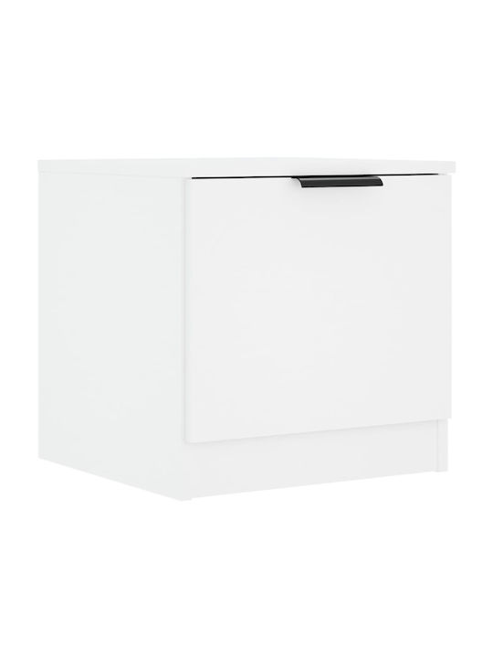 Noptiere Albe 2buc 40x39x40cm
