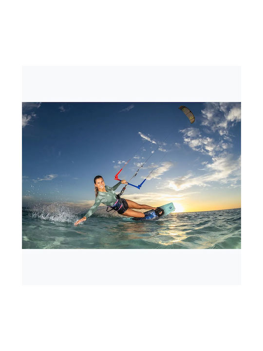 Duotone Entity Ergo Kiteboard Pads Straps Schwarze Türkis Größe L