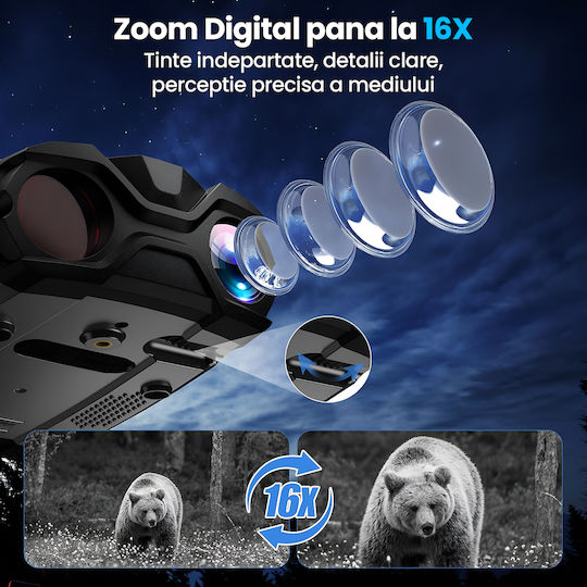 Αδιάβροχα Ψηφιακά Κιάλια 16x50mm Νυκτός