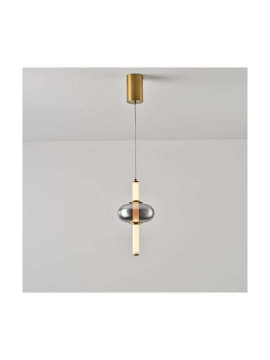 Eurolamp Verena Deckenleuchte LED mit Warmweißem Licht 19x38x145cm