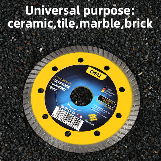 Deli Cutting Disc for Construction Materials 105mm