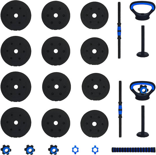 vidaXL Dumbbell Set 2x 10.5kg