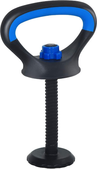 vidaXL Dumbbell Set with Bar Total Weight 30kg with Stand