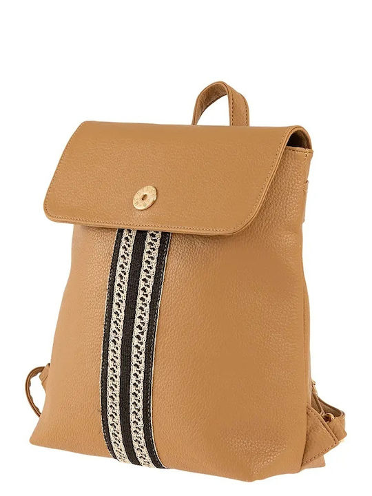 Women's Brown Backpack Bag