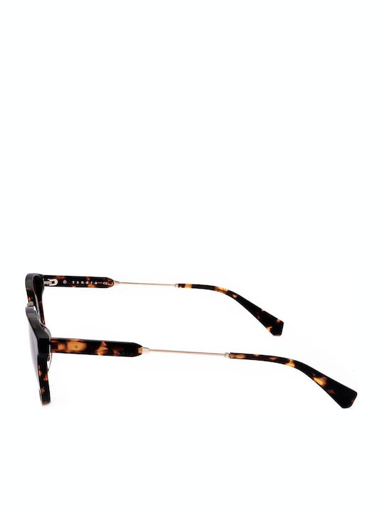 Sandro Unisex Γυαλιά Ηλίου με Καφέ Σκελετό και Καφέ Φακό