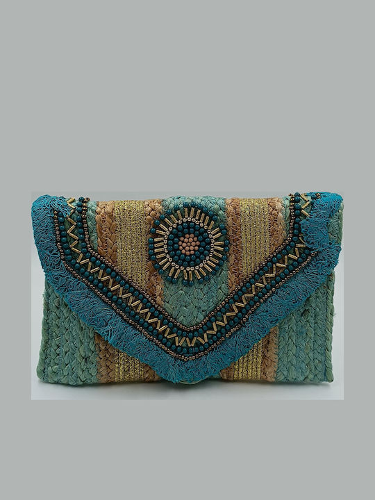Straw Women's Envelope Turquoise