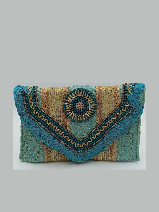 Straw Women's Envelope Turquoise