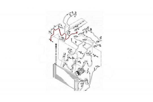 Klimakühlschlauch Audi Q7 Volkswagen Touareg 7L6820722A