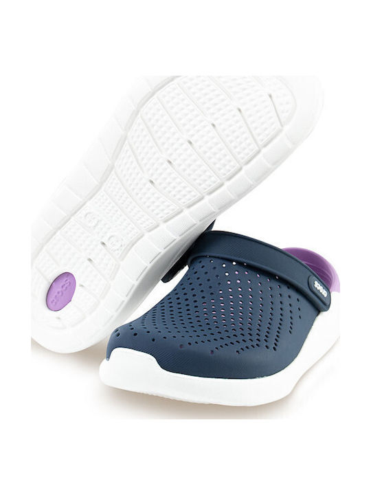 Crocs Literide Clog Women's Anatomic Clogs Navy/Orchid