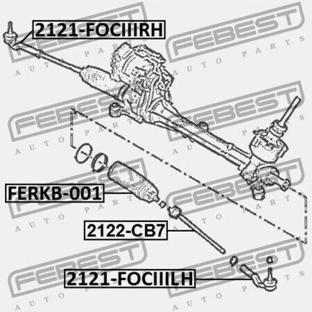 Capăt Bară Conexiune Stânga Ford Focus Cb8 2011 Eu 1826505