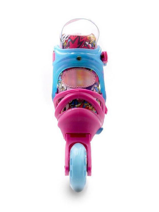 Ply Flash Inline Adjustable Kids Rollers Fuchsia
