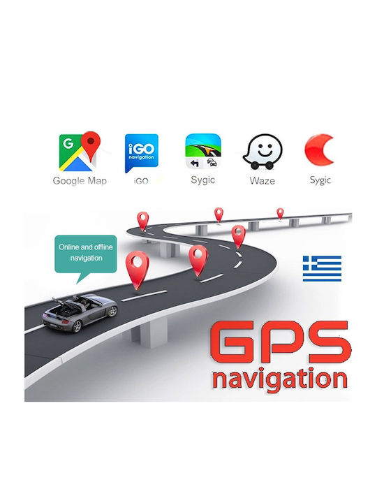 Огромен Автомобилен Екран 7" 2din Apple CarPlay Android Auto 2gb Ram-32gb 563012 Черен