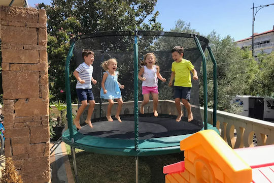 Trampolino 10FTG3017 Τραμπολίνο Εξωτερικού Χώρου Διαμέτρου 300εκ. με Προστατευτικό Δίχτυ