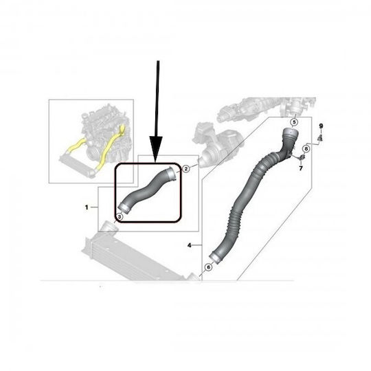 Λάστιχο Στροβίλου Bmw 1 E82 E88 Bmw 3 E90 E91 E92 E93 Bmw X1 E84 7802753