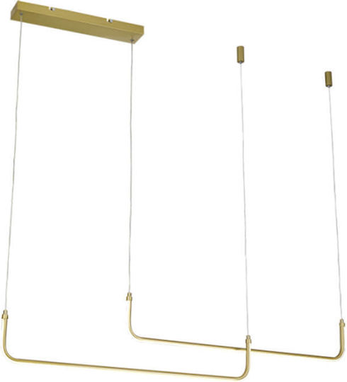 Atman Lustră Suspendată Auriu 120cm. Atman Lustră Suspendată Auriu 120cm.