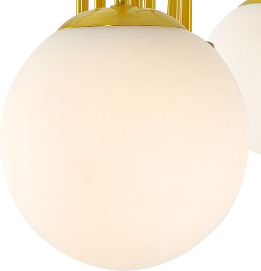 Domoletti Pendant Light Gold for 6 Bulbs E27
