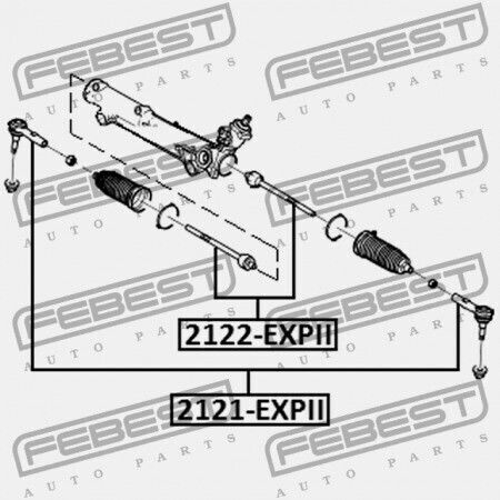 Capăt Bară De Legătură Ford Explorer 2002-2011 Poate Fi Al2z-3a130-a