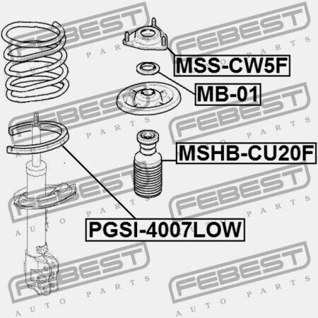 Hinteres Frühling Untere Scheibe Citroen C-Crosser 2007-2012 5037.54