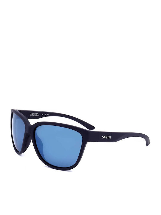 Smith Unisex Γυαλιά Ηλίου με Navy Μπλε Σκελετό και Μπλε Φακό