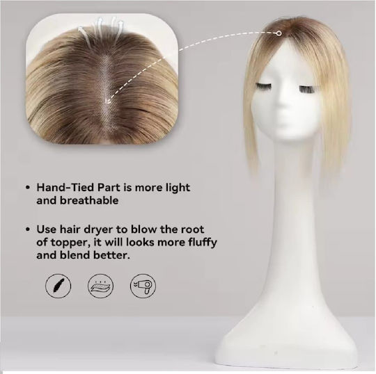Extension with Human Hair in Dark Blonde Colour 30.48cm