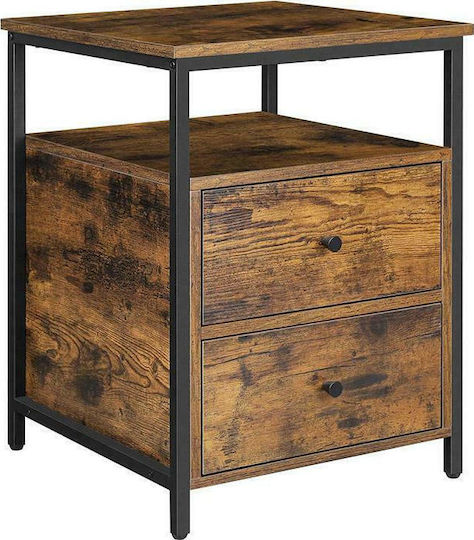 Μεταλλικό Καφέ 45x45x60cm LET067B01 Μεταλλικό Καφέ 45x45x60cm LET067B01