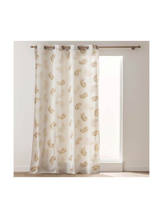 Curtain With Grommets Isadora Ochre 140x240cm