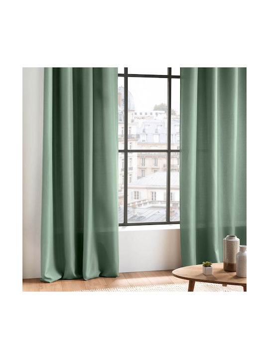 Curtain With Grommets Essentiel Sage 140x260cm