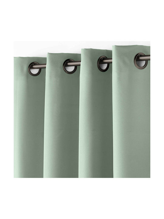 Curtain With Grommets Essentiel Sage 140x260cm